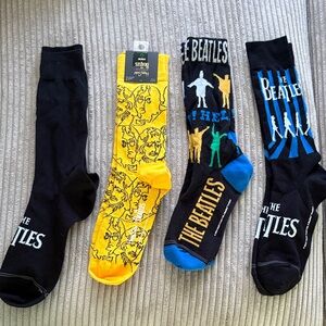 The Beatles Crew Socks Variety Pack